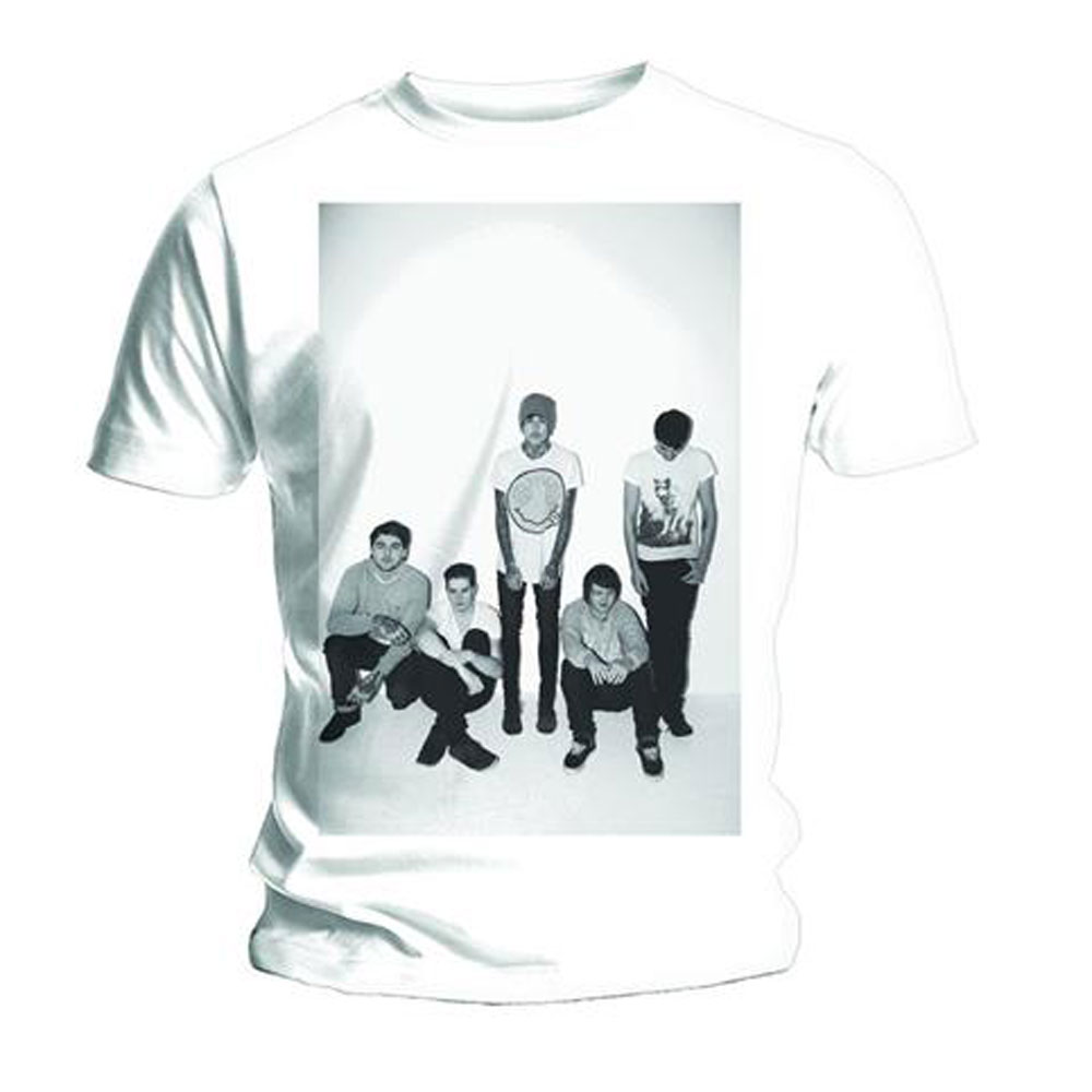 Bring Me The Horizon - Group Shot Heren Tshirt - Wit